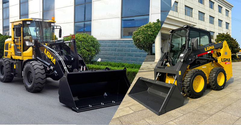 Compact Wheel Loaders vs. Skid Steer Loaders