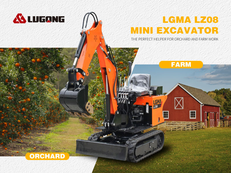 LZ08 mini excavator