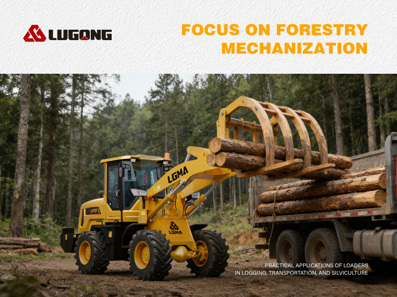 How LGMA Wheel Loaders Boost Timber Handling Efficiency with Customized Timber Forks